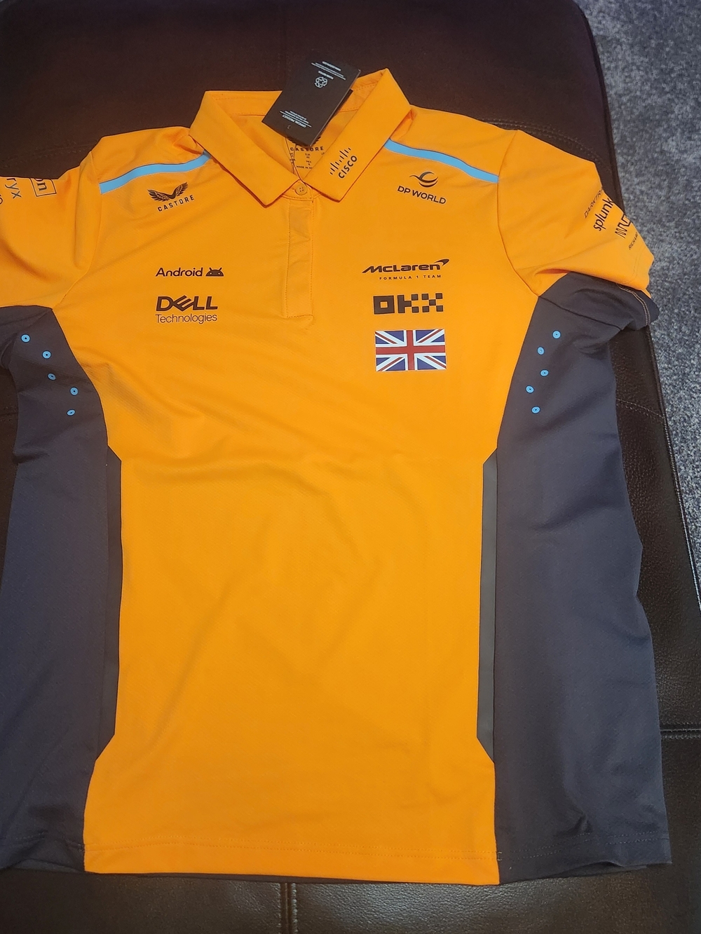 Official McLaren Racing F1 2024 Team Polo Women's Size 10 Large NWT